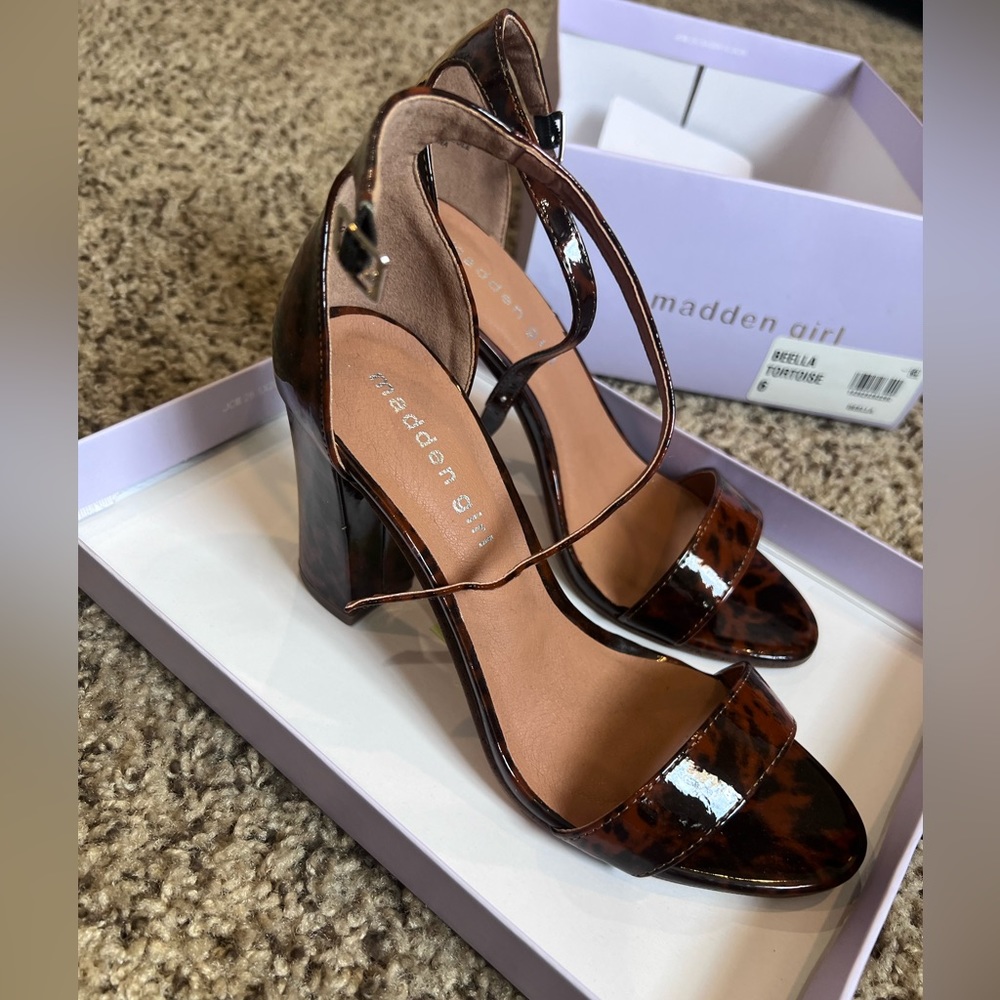 Madden girl beella tortoise heels